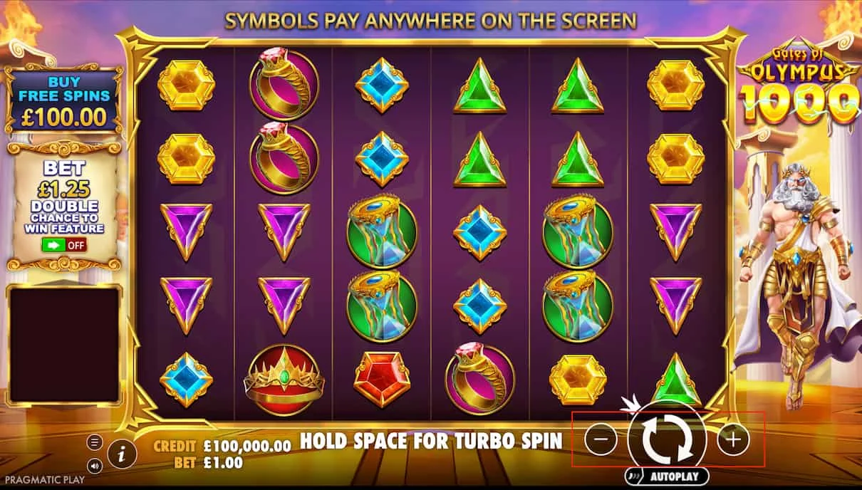 Gates of Olympus 1000 Captura de pantalla 1