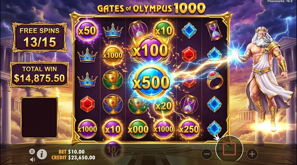 Gates of Olympus 1000 screenshot